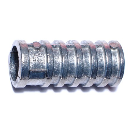 MIDWEST FASTENER Short Lag Shield, 5/8" Dia, Alloy Steel Zinc Plated, 25 PK 04179